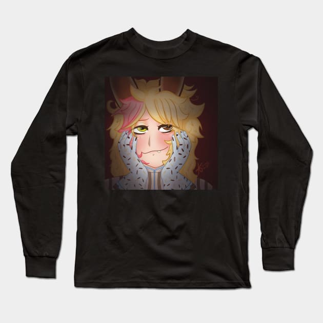 Yandere Pretty Bread Boy Sticker Long Sleeve T-Shirt by brioche